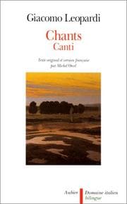 Tapa de Chants (bilingue). Canti