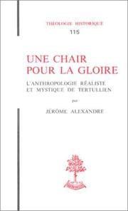 Tapa de Une chair pour la gloire