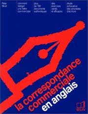 Tapa de La correspondance commerciale en anglais