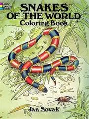Tapa de Snakes of the World Coloring Book