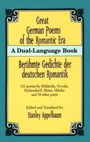 Tapa de Great German poems of the Romantic Era =