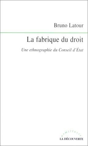 Tapa de La Fabrique du droit