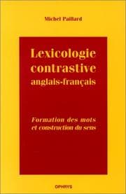 Tapa de Lexicologie contrastive anglais-français