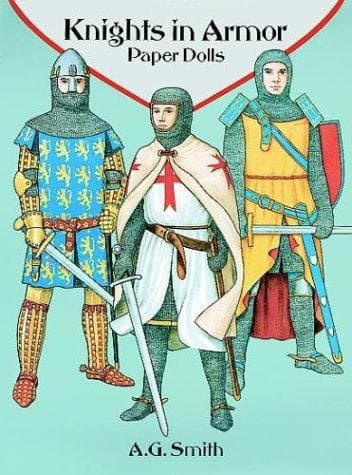 Tapa de Knights in Armor Paper Dolls