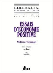 Tapa de Essais d'économie positive