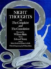 Tapa de Night thoughts, or, The complaint and the consolation