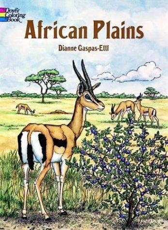 Tapa de African Plains Coloring Book