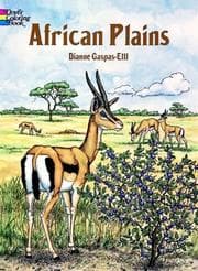 Tapa de African Plains Coloring Book