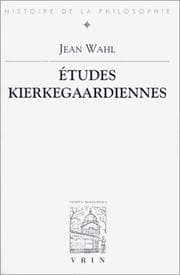 Tapa de Etudes Kierkegaardiennes