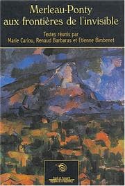 Tapa de Merleau-Ponty aux fronti©·res de l'invisible