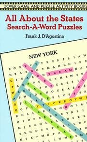 Tapa de All About the States Search-a-Word Puzzles