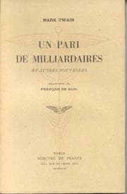 Tapa de Un Pari de milliardaires et autres nouvelles