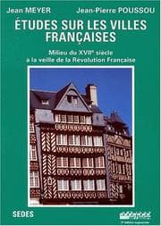 Tapa de Etudes sur les villes francaises