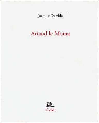 Tapa de Artaud le Moma