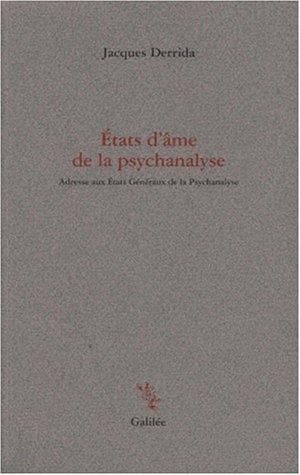 Tapa de Etats d'âme de la psychanalyse