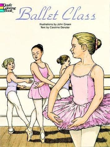 Tapa de Ballet Class Coloring Book