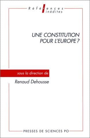 Tapa de Une constitution pour l'europe ?