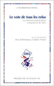 Tapa de Le vote de tous les refus