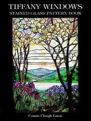 Tapa de Tiffany Windows Stained Glass Pattern Book