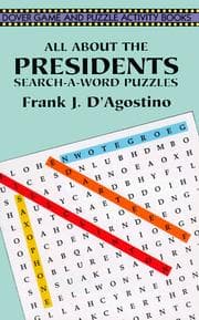 Tapa de All About the Presidents Search-a-Word Puzzles