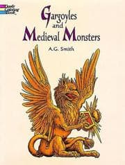 Tapa de Gargoyles and Medieval Monsters Coloring Book