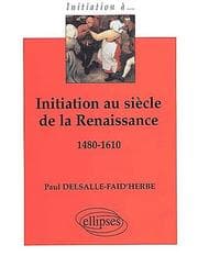 Tapa de Initiation au siecle de la renaissance 1480-1610