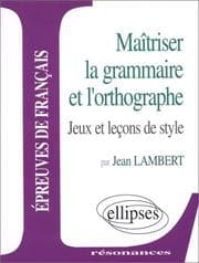 Tapa de Maîtriser la grammaire et l'orthographe
