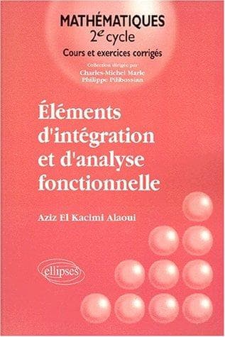 Tapa de Eléments d'intégration et d'analyse fonctionnelle