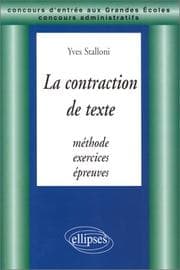 Tapa de La contraction de texte