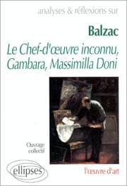 Tapa de Analyses & réflections sur Balzac: Le chef-d'oeuvre inconnu, Gambara, Massimilla Doni