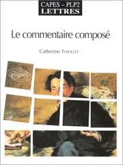 Tapa de Le commentaire composé