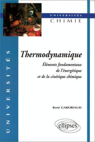 Tapa de Thermodynamique