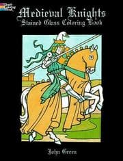 Tapa de Medieval Knights Stained Glass Coloring Book
