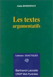 Tapa de Les Textes argumentatifs