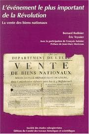 Tapa de La vente des biens nationaux