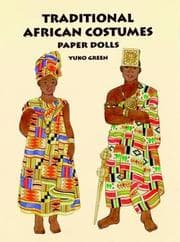 Tapa de Traditional African Costumes Paper Dolls