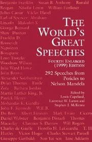 Tapa de The world's great speeches