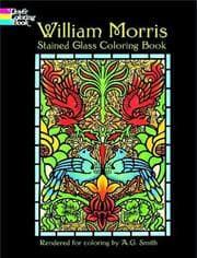 Tapa de William Morris Stained Glass Coloring Book