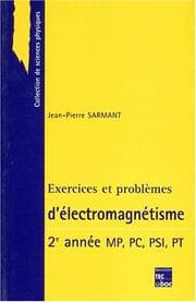 Tapa de Exercices et problèmes d'électromagnétisme