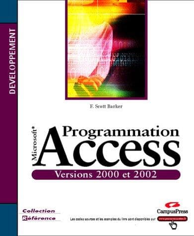 Tapa de Programmation Access 2002