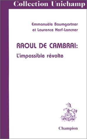 Tapa de Raoul de Cambrai