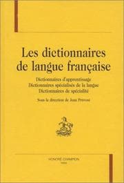 Tapa de Les dictionnaires de langue française