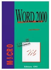 Tapa de Word 2000, Collection Microfluo, En Français / In French