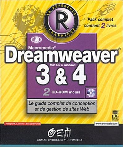 Tapa de Dreamweaver 3 et 4