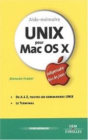 Tapa de Aide-mémoire Unix pour Mac OS X