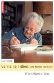 Tapa de Germaine Tillion, une femme-mémoire