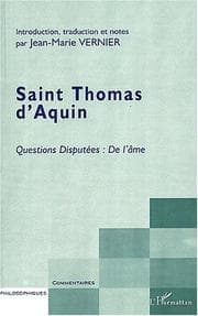 Tapa de Saint thomas d'aquin. questions disputees