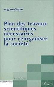 Tapa de Plan des travaux scientifiques necessaires pour reorganiser la societe