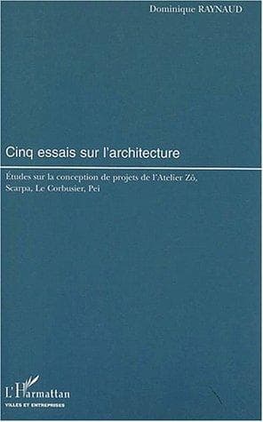 Tapa de Cinq essais sur l'architecture