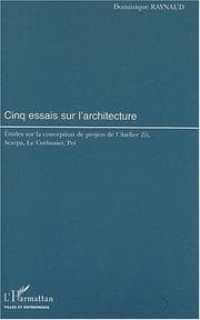 Tapa de Cinq essais sur l'architecture